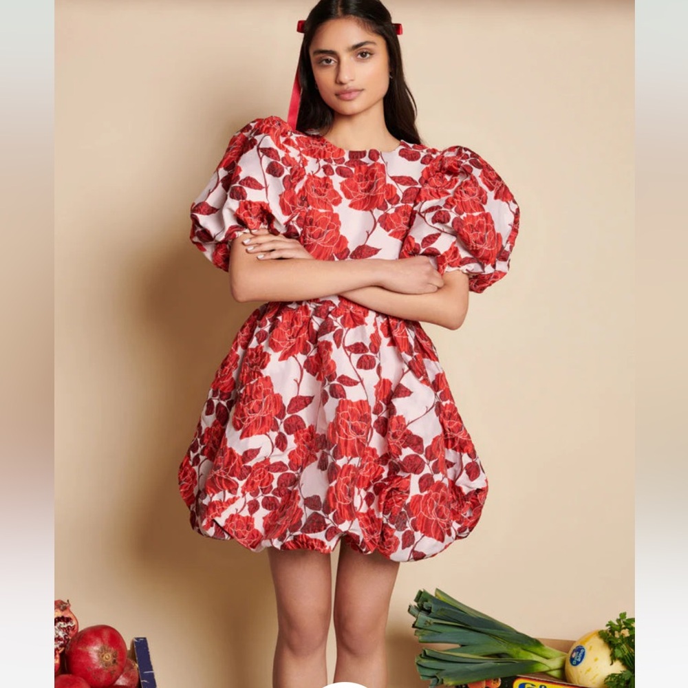 Sister Jane Wild Berry Jacquard Dress